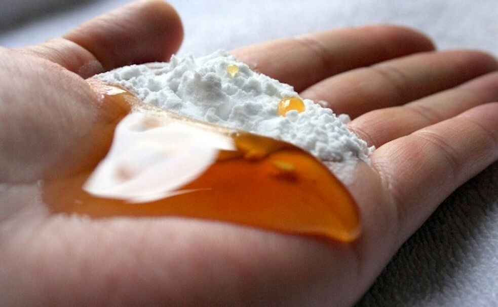 Soda na powiększanie penisa z miodem