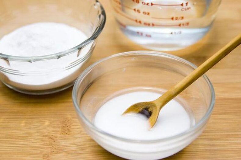 peeling z sodą na wzrost penisa